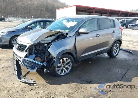 2016 Kia Sportage Lx из США, поврежденный, VIN KNDPBCAC8G7879249